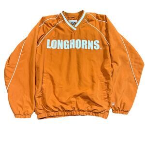 Vintage Texas Longhorns Pullover Windbreaker Jacket Mens Medium Orange 58